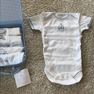 Pottery Barn Baby Embroidered Onesie Gift Set